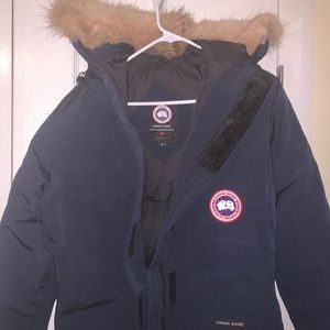 Women’s Canada Goose Expedition Parka in Navy